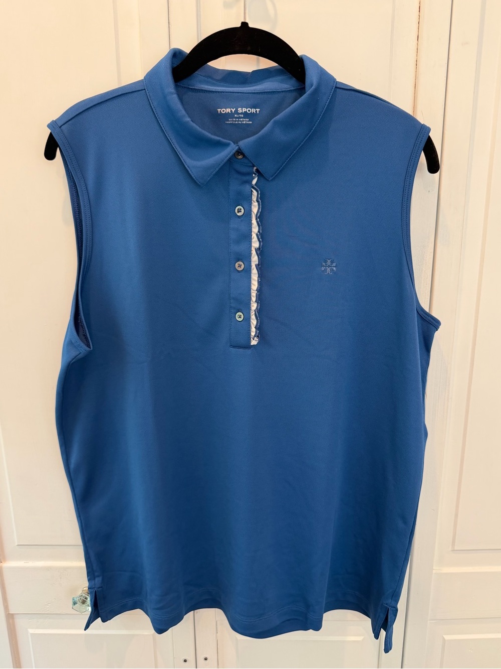 Tory Burch Sleeveless Polo - Blue